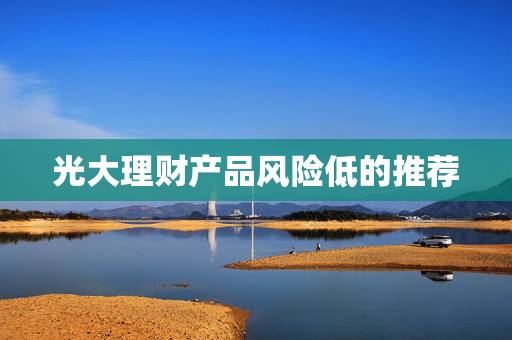 光大理财产品风险低的推荐